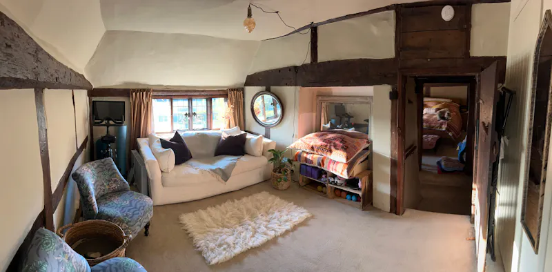 Living Room at Whimsical Liphook Tudor Cottage, C962 (photo 25)