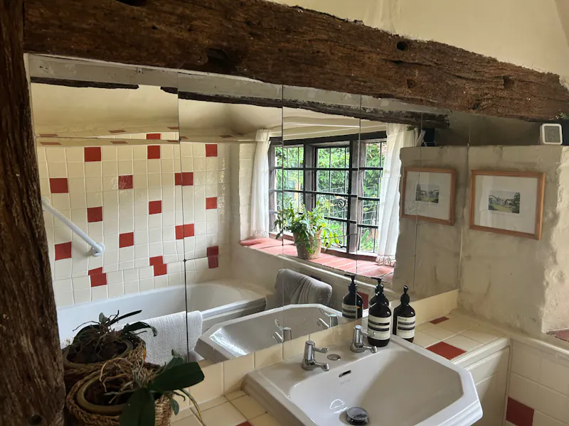 Bath at Whimsical Liphook Tudor Cottage, C962 (photo 21)