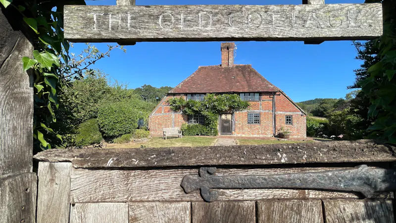 Gate at Whimsical Liphook Tudor Cottage, C962 (photo 45)