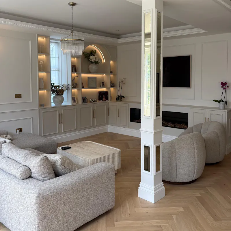 Living Room at Kilburn Luxe Modern Mansion, D2901 (photo 8)