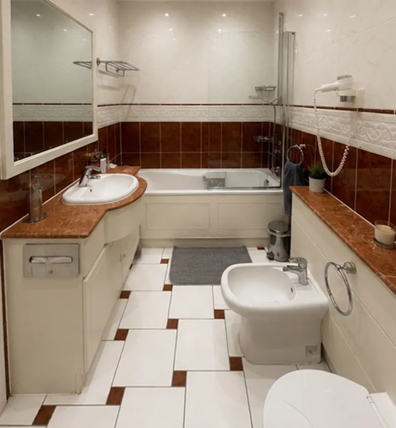 Bathroom at Kilburn Luxe Modern Mansion, D2901 (photo 31)