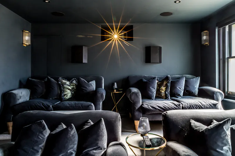 Home cinema at Strawberry Vale Victorian Villa, B2160 (photo 30)