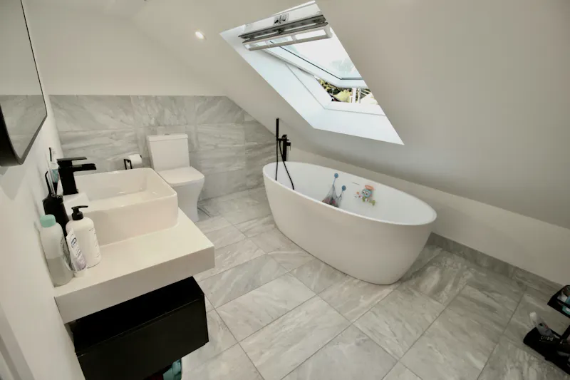 Bathroom at St Albans Suburban Home, D2905 (photo 9)