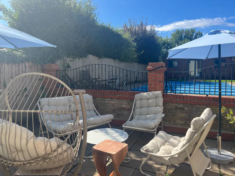 Terrace/Patio at Upminster Family Pool House, D2907 (photo 31)