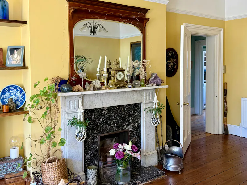Fireplace at Period Victorian Norwood Flat, B2164 (photo 5)
