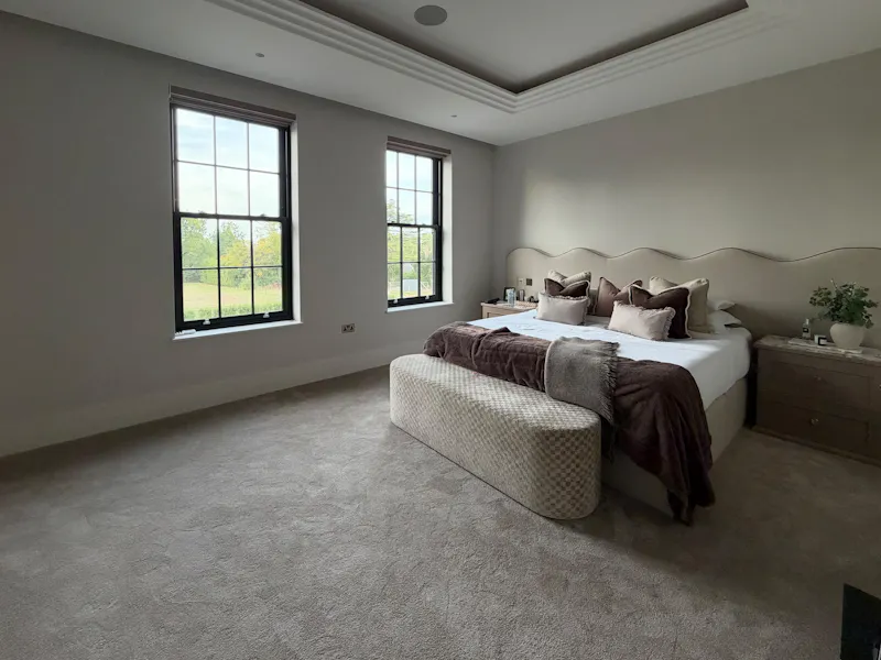 Bedroom at Contemporary Radlett House, D2909 (photo 47)