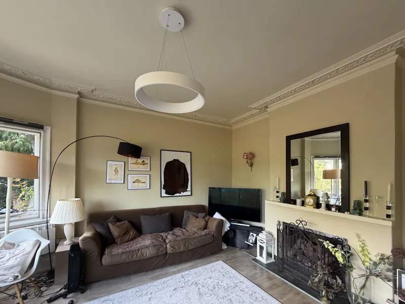 Living Room at Riverside Tudor-Style Mansion, B2166 (photo 32)