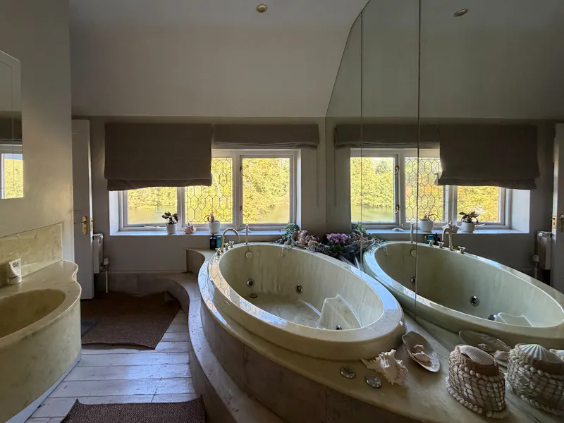 Bath at Riverside Tudor-Style Mansion, B2166 (photo 42)