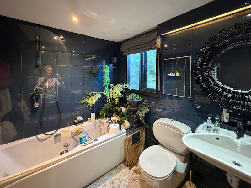 Bath at Riverside Tudor-Style Mansion, B2166 (photo 47)