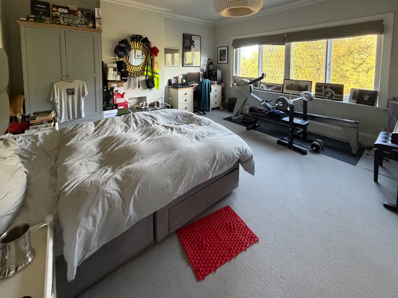Bedroom at Riverside Tudor-Style Mansion, B2166 (photo 53)