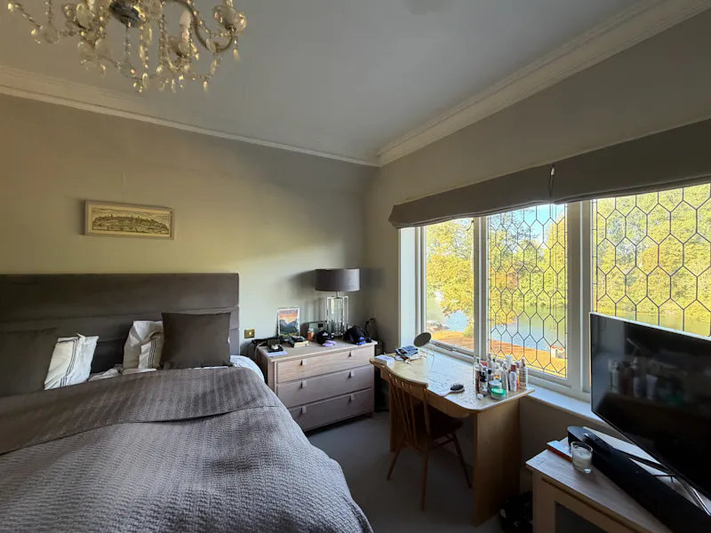 Bedroom at Riverside Tudor-Style Mansion, B2166 (photo 44)