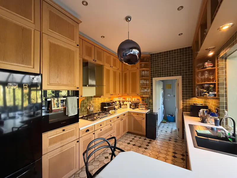 Kitchen at Riverside Tudor-Style Mansion, B2166 (photo 17)