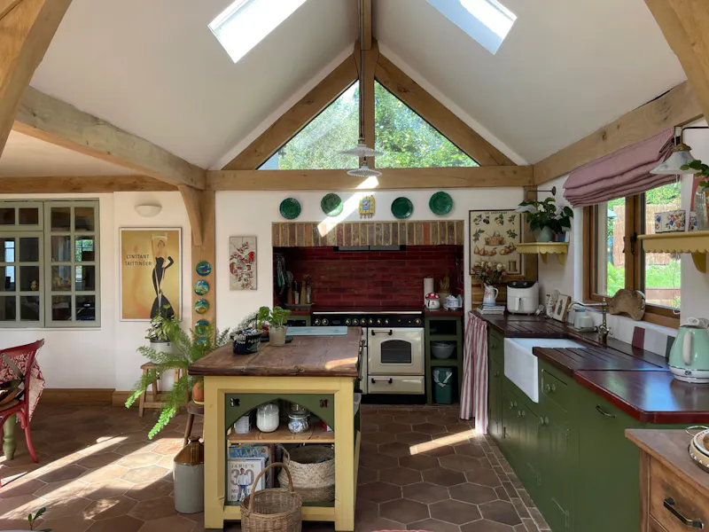 Floor - tiled at Stunning Surrey Hills Cottage, C759 (photo 2)