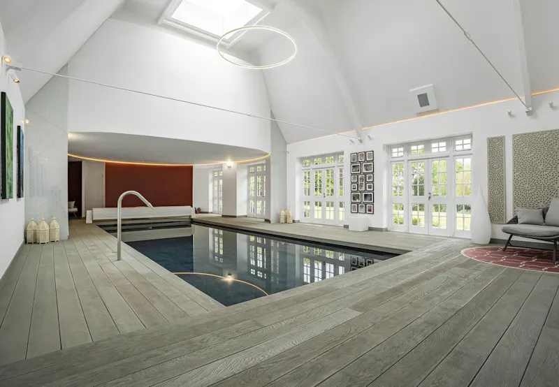 Swimming pool - indoor at Large Edwardian Totteridge Home, E560 (photo 11)