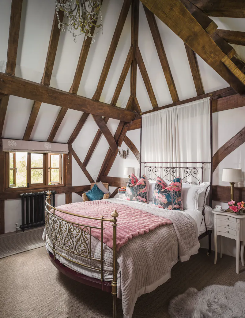 Bedroom at Whimsical Chocolate Box Cottage, C967 (photo 15)