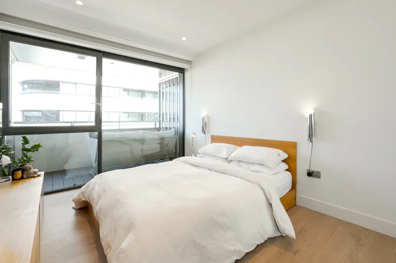 Bedroom - main at Stylishly Curated Wembley Flat, F1287 (photo 8)