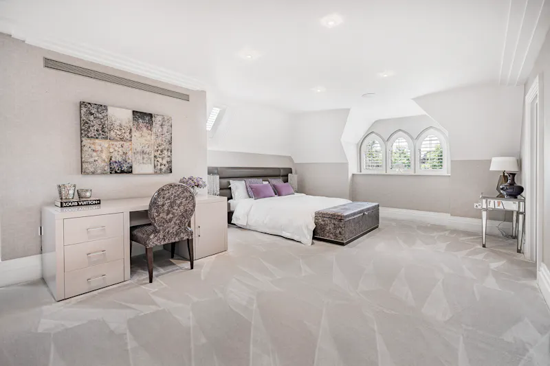Bedroom at Luxe Radlett Gothic Mansion, D2915 (photo 22)