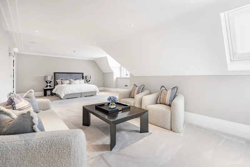 Bedroom at Luxe Radlett Gothic Mansion, D2915 (photo 15)