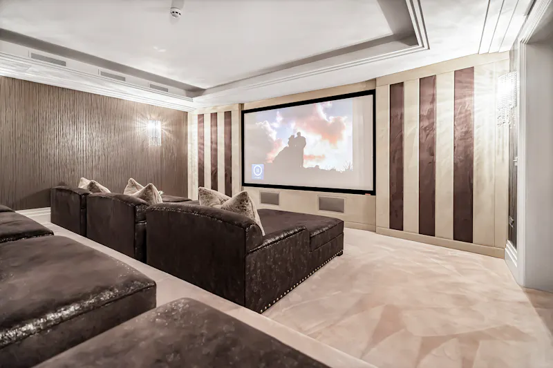 Home cinema at Luxe Radlett Gothic Mansion, D2915 (photo 6)